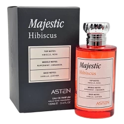 عطر ماجستيك هيبيسكوس Eau De Parfum لكلا الجنسين 100مل Majestic Hibiscus Eau De Parfum 100ml By Asten Unisex Perfume