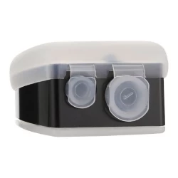 مبراة مزدوجة لأقلام الحواجب والشفاه 2-in-1 Eyebrow Pencil & Lip Liner Sharpener