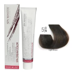 صبغة شعر - مجموعة تدرجات البني + كريم اوكسجين Spa Master Hair Colour Cream - Brown Shades+ Oxygen 20 Vol