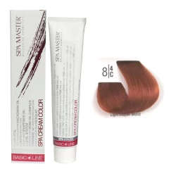 سيت صبغة شعر- لون اشقر نحاسي فاتح + كريم اوكسجين Hair Colour Cream -Light Copper Blond+ Oxygen 30 Vol Set