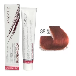 سيت صبغة شعر لون اشقر ذهبي نحاسي فاتح قوي+ كريم اوكسجين Hair Colour Cream- Intensive Light Copper Gold Blond+ + Oxygen 30 Vol Set