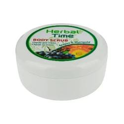 سكراب للجسم بالعنب والكالندولا 250 مل Herbal Time Body Scrub Grapes & Marigold 250 ml