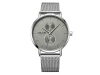 ساعة رجالية من جوليوس الكورية جاي اي اج 105 اي دائريه رصاصي سير فولاذ رصاصي ومينا بجي JULIUS Watch for Men JAH-105 - Analog, Stainless Steel - Silver