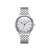 ساعة رجالية من جوليوس الكورية جاي اي اج 130 بي دائريه فضي سير ستين ستيل فضي ومينا بيضاء JULIUS Watch for Men JAH-130 - Analog, Stainless steel - Silver