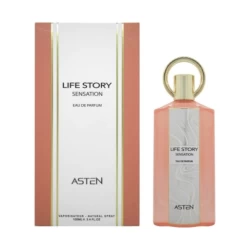 عطر لايف ستوري سينسيشن Eau De Parfum للنساء Life Story Sensation Eau De Parfum womens Perfume 100ml